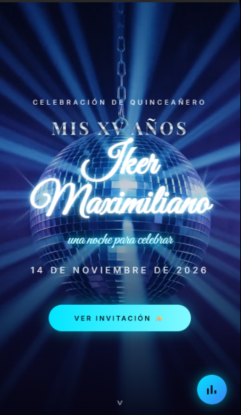 Invitación Diseñada a Tu Medida (Iker Maximiliano)